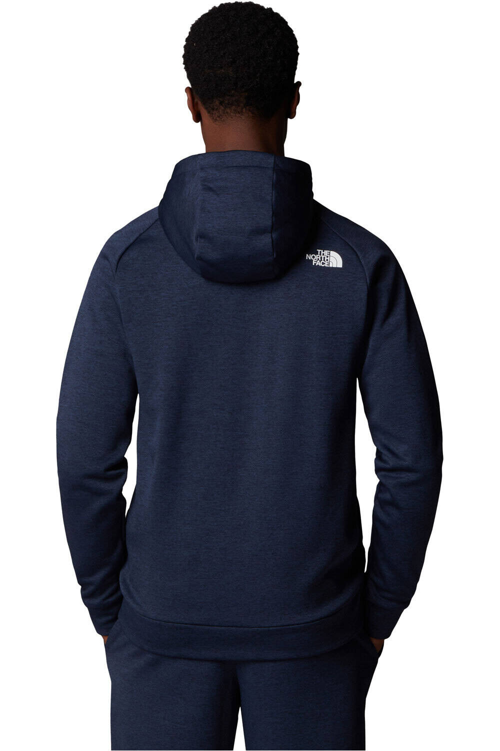 The North Face forro polar hombre M REAXION FLEECE F/Z HOODIE vista trasera
