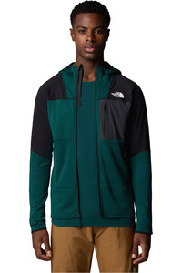 The North Face forro polar hombre M STORMGAP POWERGRID HOODIE vista detalle