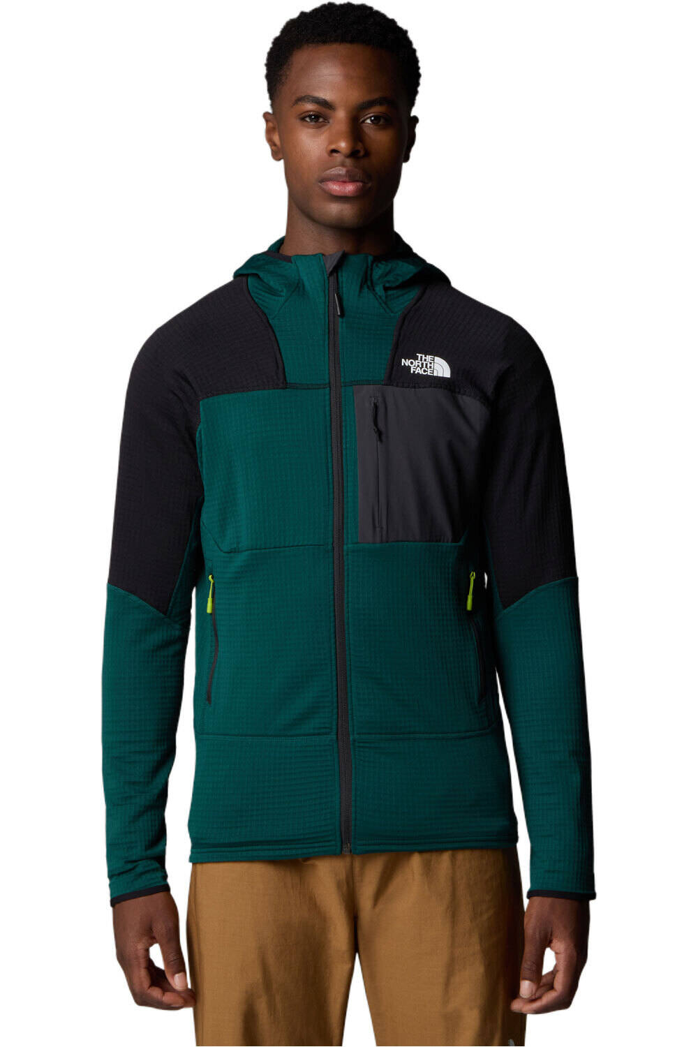 The North Face forro polar hombre M STORMGAP POWERGRID HOODIE vista frontal
