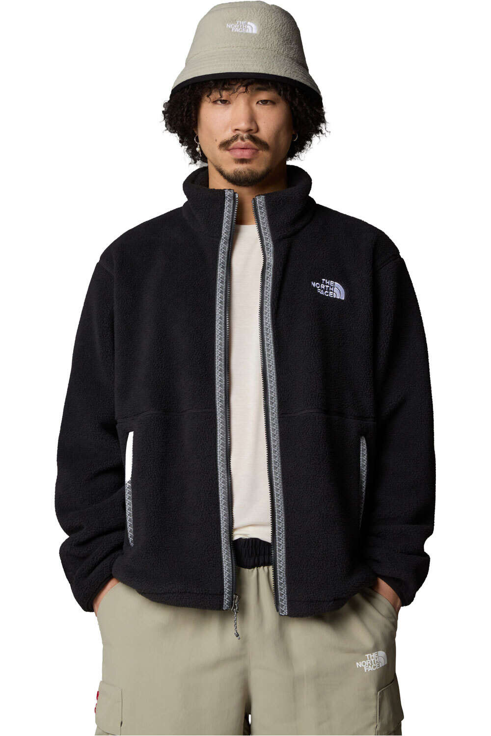 The North Face forro polar hombre M TNF FLEESKI FZ JACKET vista detalle