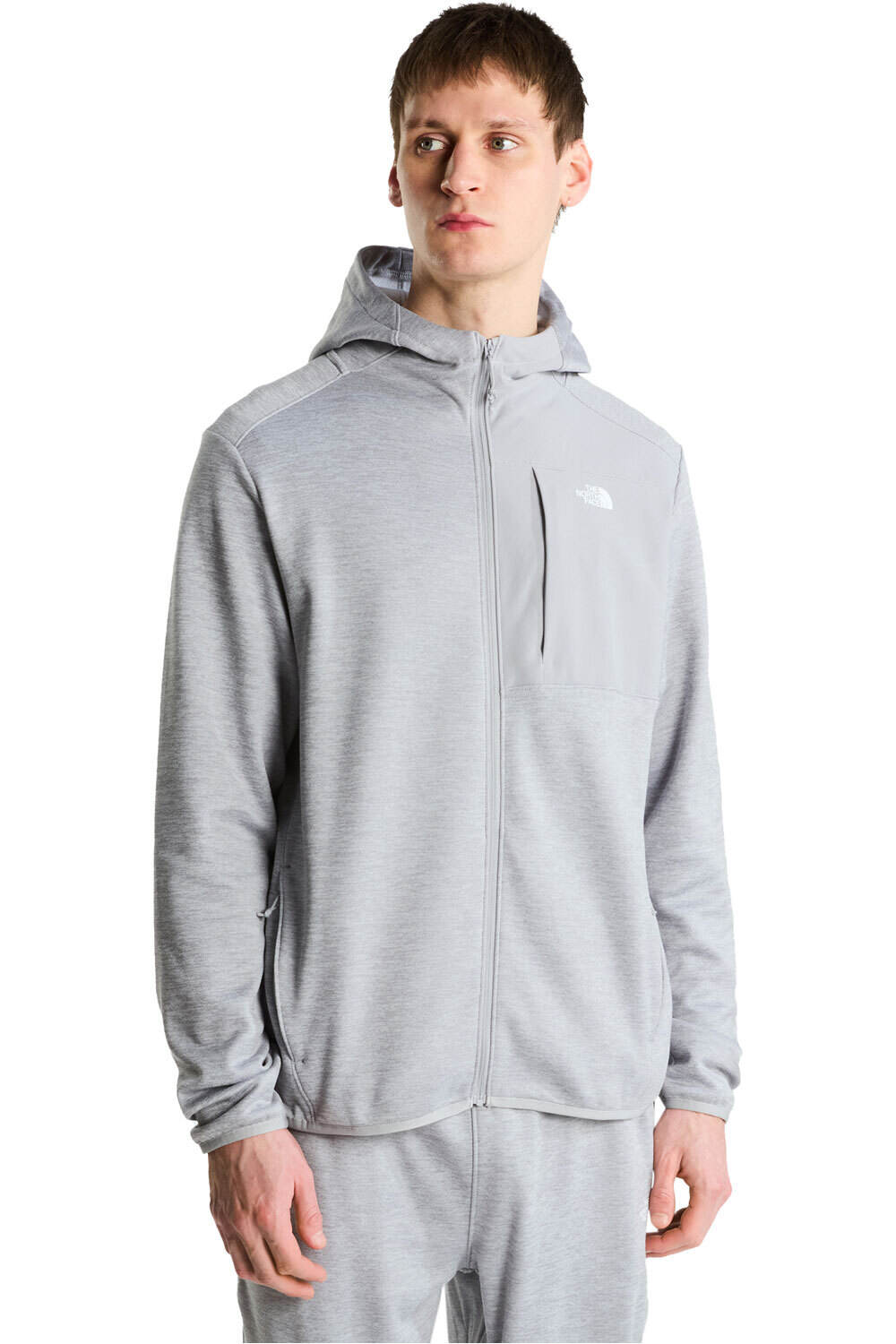 The North Face forro polar hombre M TNF PERFORMANCE FLEECE FULL ZIP HOODIE vista frontal