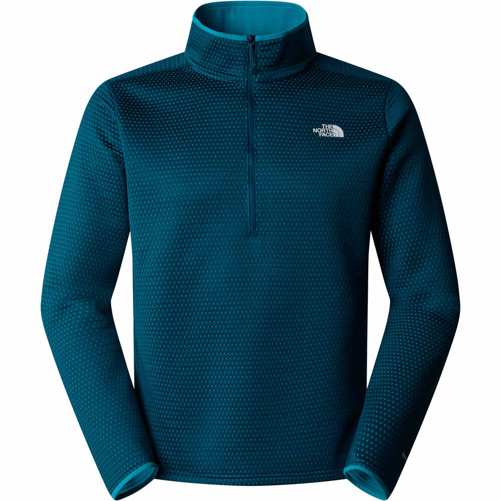 The North Face forro polar hombre M VERTICAL THERMAL 1/4 ZIP vista detalle