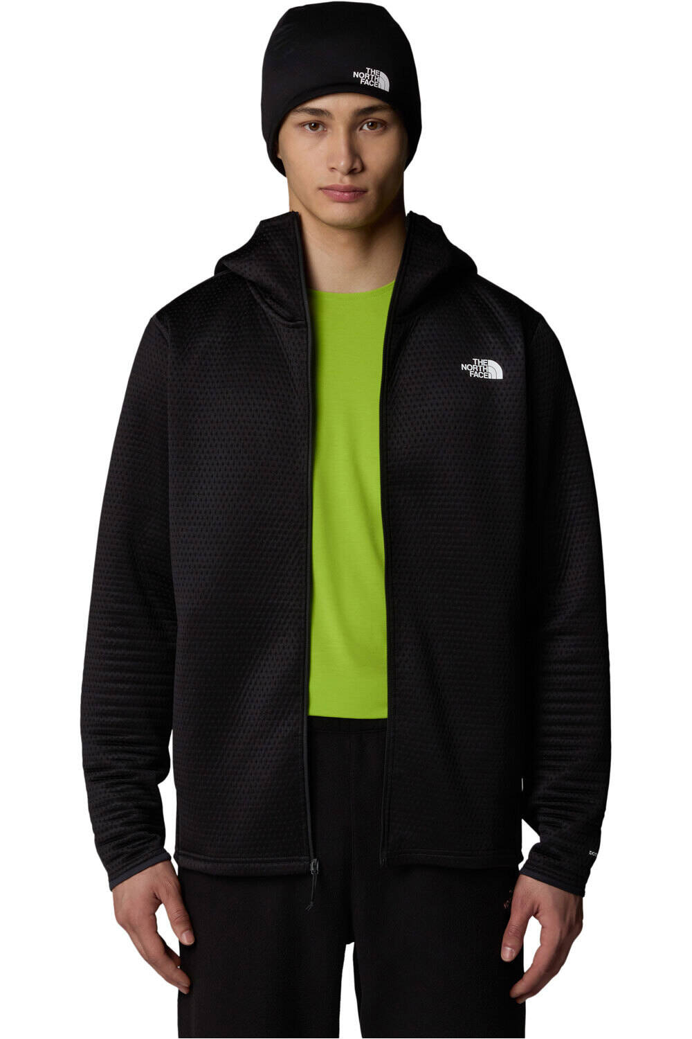 The North Face forro polar hombre M VERTICAL THERMAL FZ HOODIE vista detalle