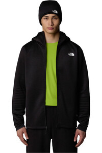 The North Face forro polar hombre M VERTICAL THERMAL FZ HOODIE vista detalle