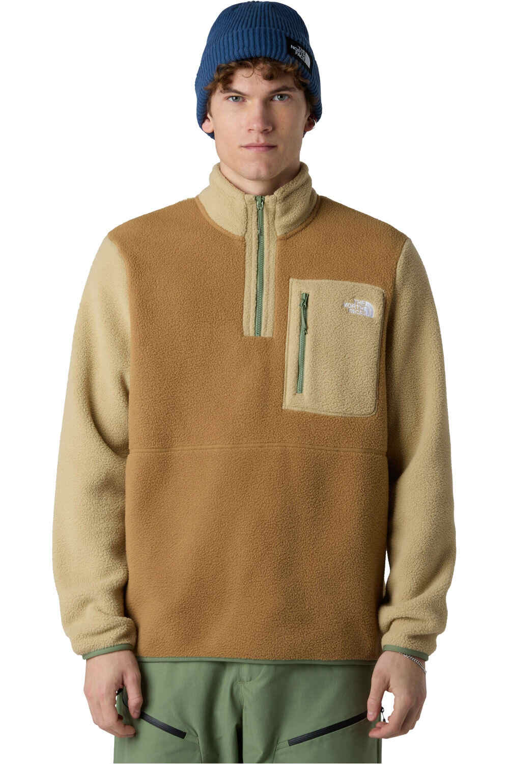 The North Face forro polar hombre M YUMIORI 1/4 ZIP vista frontal