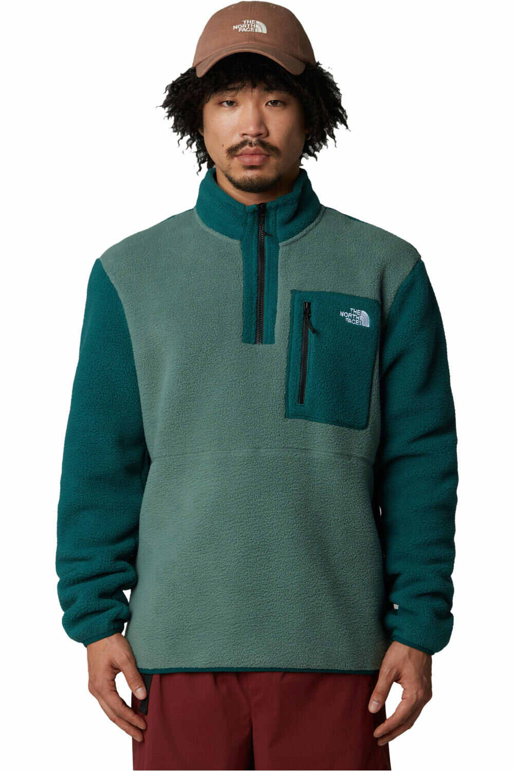 The North Face forro polar hombre M YUMIORI 1/4 ZIP vista frontal