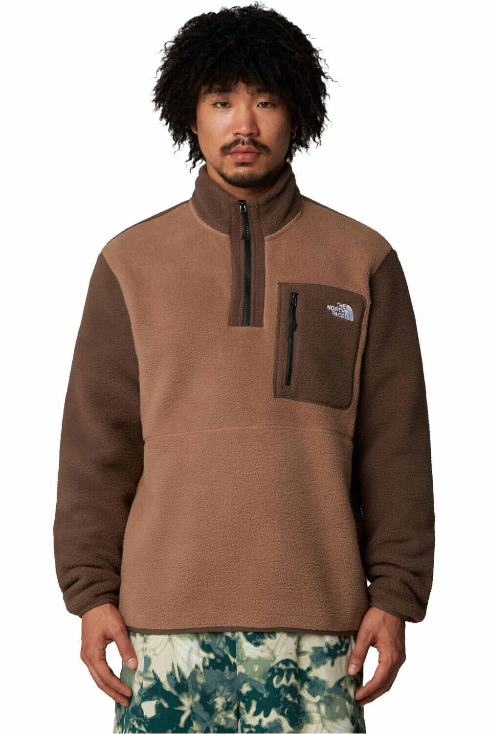 The North Face forro polar hombre M YUMIORI 1/4 ZIP vista frontal