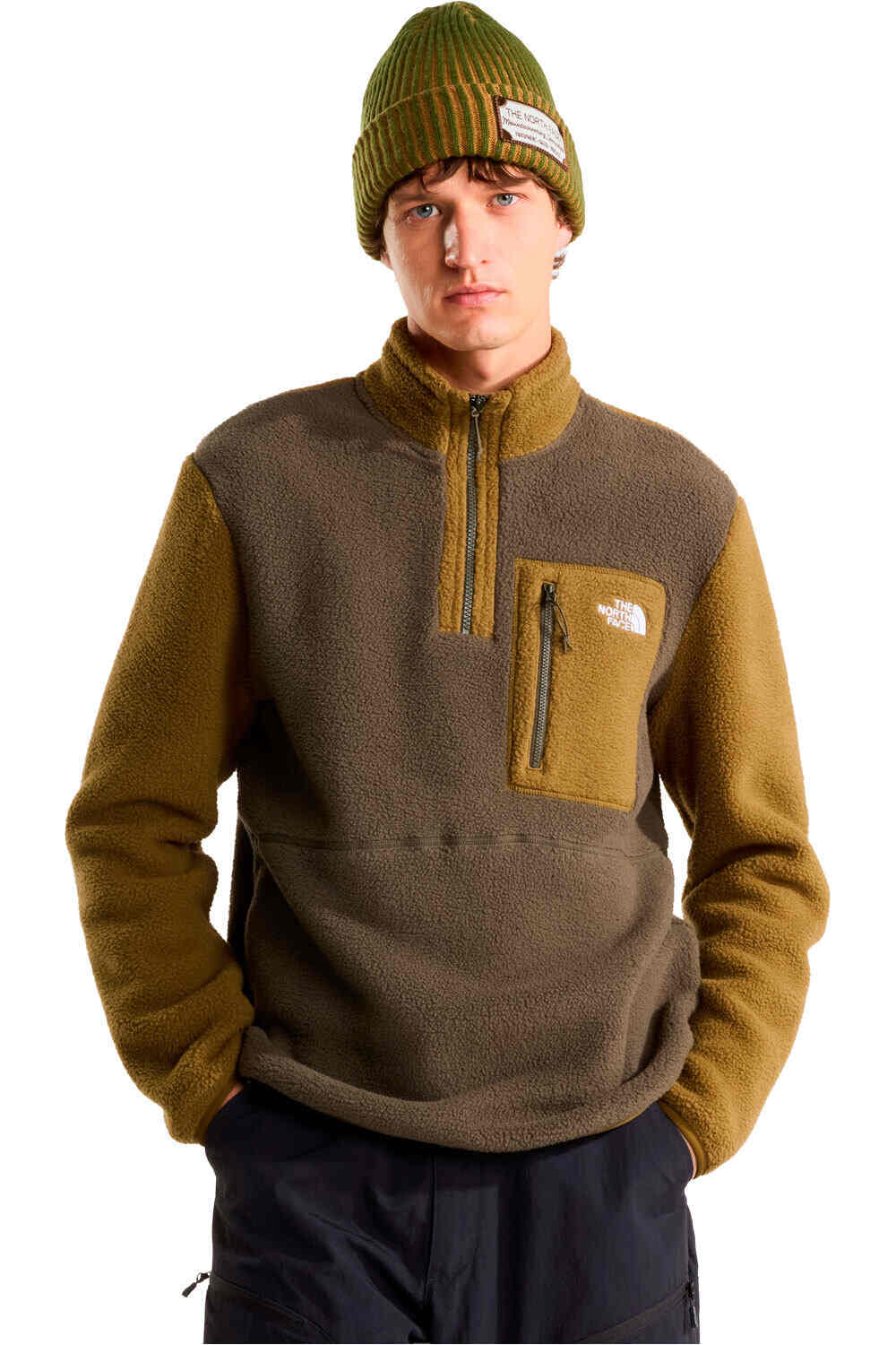 The North Face forro polar hombre M YUMIORI 1/4 ZIP vista frontal