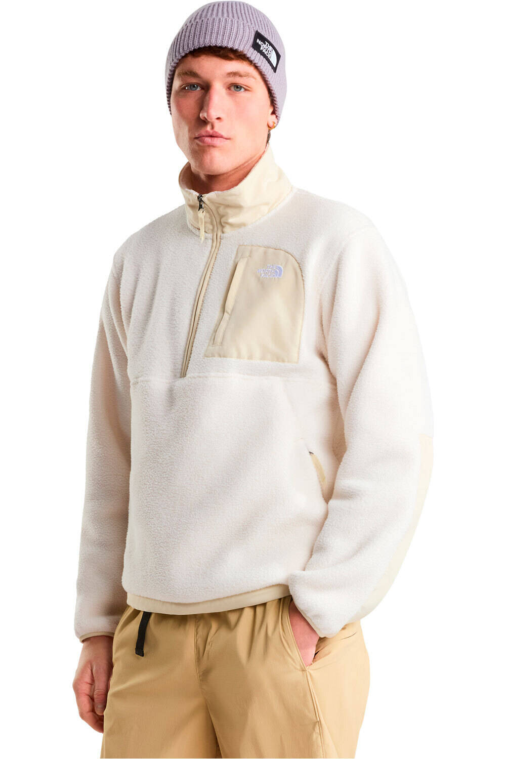 The North Face forro polar hombre M YUMIORI OFF PEAK 1/2 ZIP JACKET vista frontal