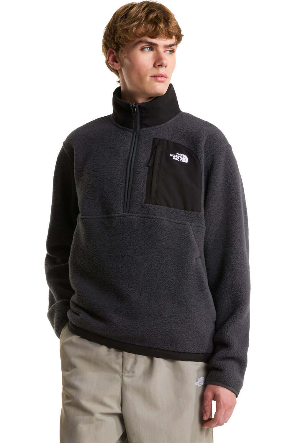 The North Face forro polar hombre M YUMIORI OFF PEAK 1/2 ZIP JACKET vista frontal