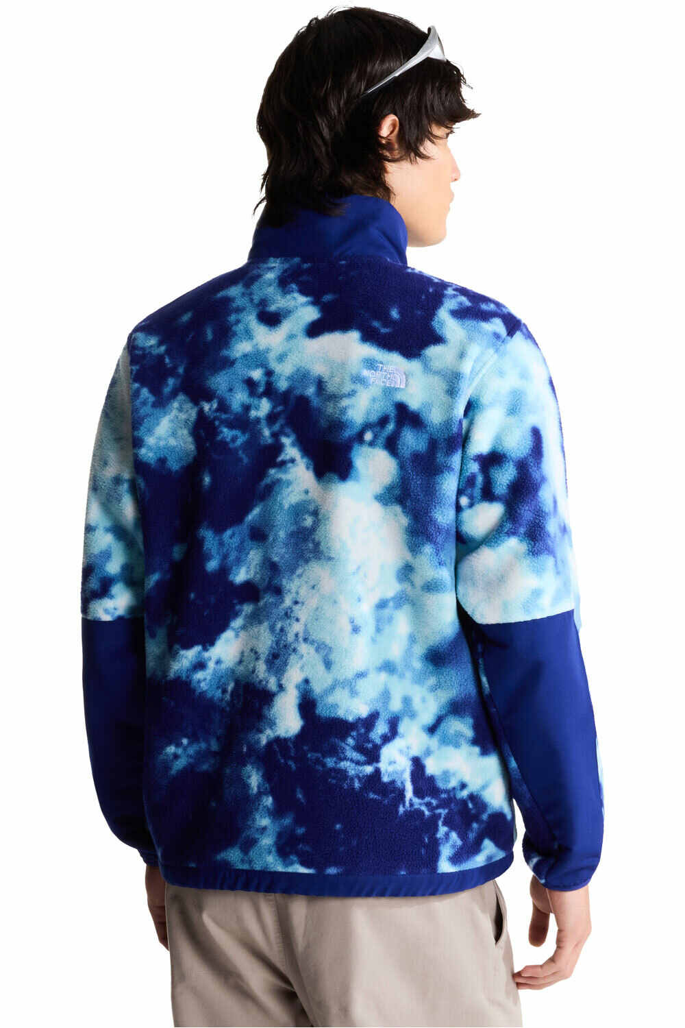 The North Face forro polar hombre M YUMIORI OFF PEAK FULL ZIP JACKET -PRNT vista trasera