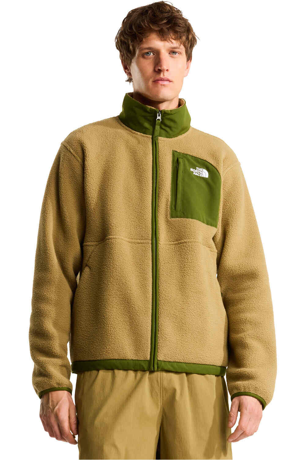 The North Face forro polar hombre M YUMIORI OFF PEAK FULL ZIP JACKET vista frontal