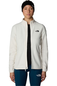 The North Face forro polar mujer W 100 GLACIER FZ vista detalle