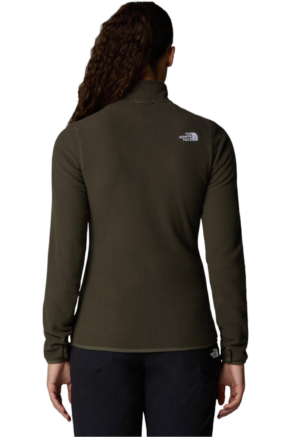 The North Face forro polar mujer W 100 GLACIER FZ vista trasera