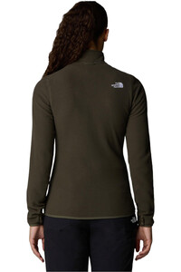 The North Face forro polar mujer W 100 GLACIER FZ vista trasera
