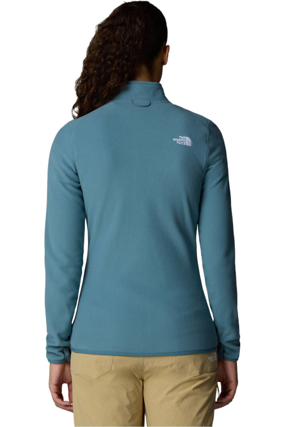 The North Face forro polar mujer W 100 GLACIER FZ vista trasera