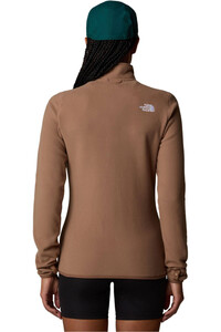 The North Face forro polar mujer W 100 GLACIER FZ vista trasera