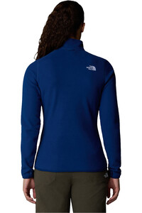 The North Face forro polar mujer W 100 GLACIER FZ vista trasera