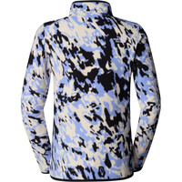 The North Face forro polar mujer W 100 GLACIER PRINTED 1/4 ZIP 03