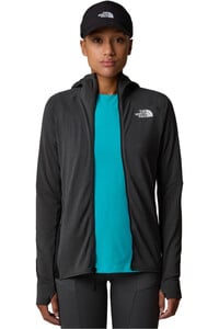 The North Face forro polar mujer W BOLT POLARTEC HOODIE vista detalle