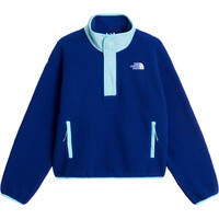 The North Face forro polar mujer W CRAGMONT SNAP 1/2 FLEECE JACKET vista detalle