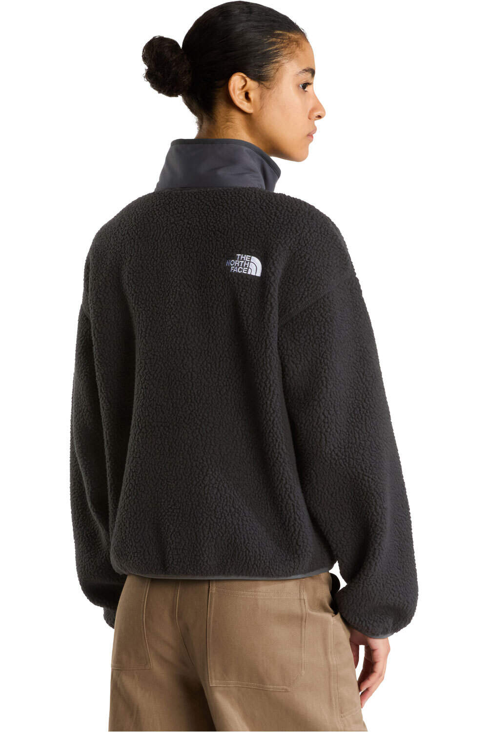 The North Face forro polar mujer W CRAGMONT SNAP FRONT FLEECE JACKET vista trasera