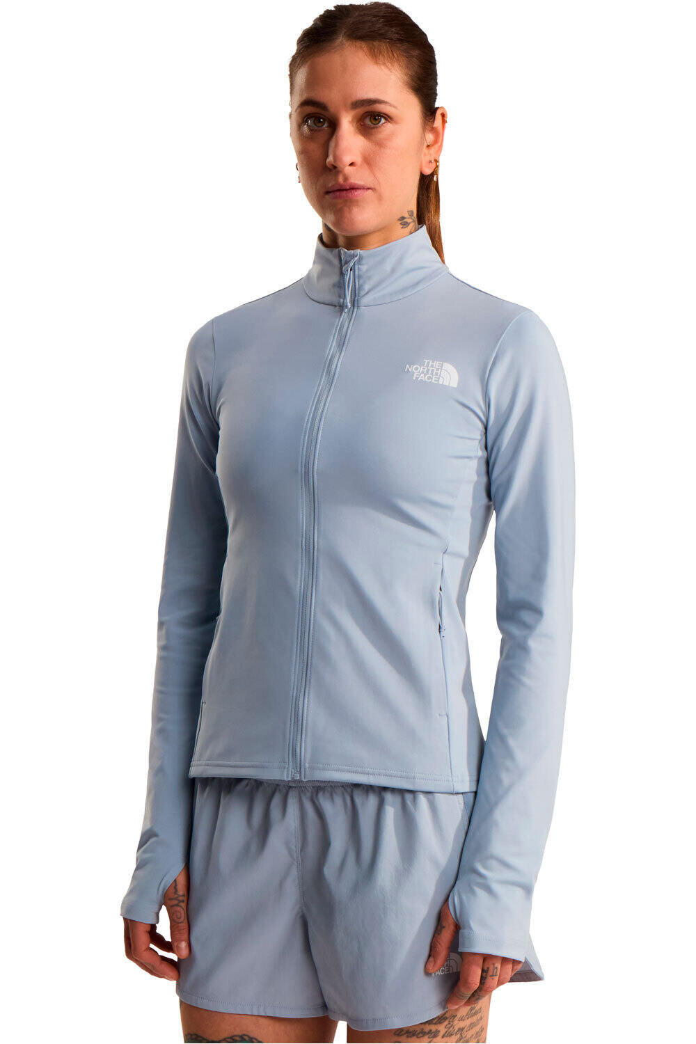 The North Face forro polar mujer W FLEX FULL ZIP JACKET vista frontal