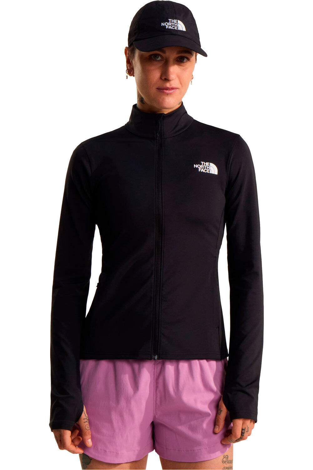 The North Face forro polar mujer W FLEX FULL ZIP JACKET vista frontal