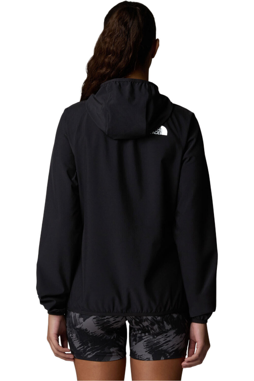The North Face forro polar mujer W FLEX WOVEN FZ HOOD vista trasera