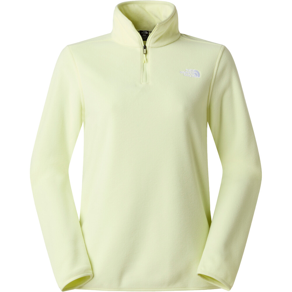 The North Face forro polar mujer W GLACIER FLEECE 1/4 ZIP JACKET 03