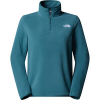 The North Face forro polar mujer W GLACIER FLEECE 1/4 ZIP JACKET vista detalle