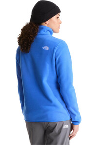 The North Face forro polar mujer W GLACIER FLEECE 1/4 ZIP JACKET vista trasera
