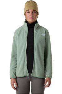 The North Face forro polar mujer W GLACIER FLEECE JACKET vista detalle