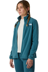 The North Face forro polar mujer W GLACIER FLEECE JACKET vista detalle