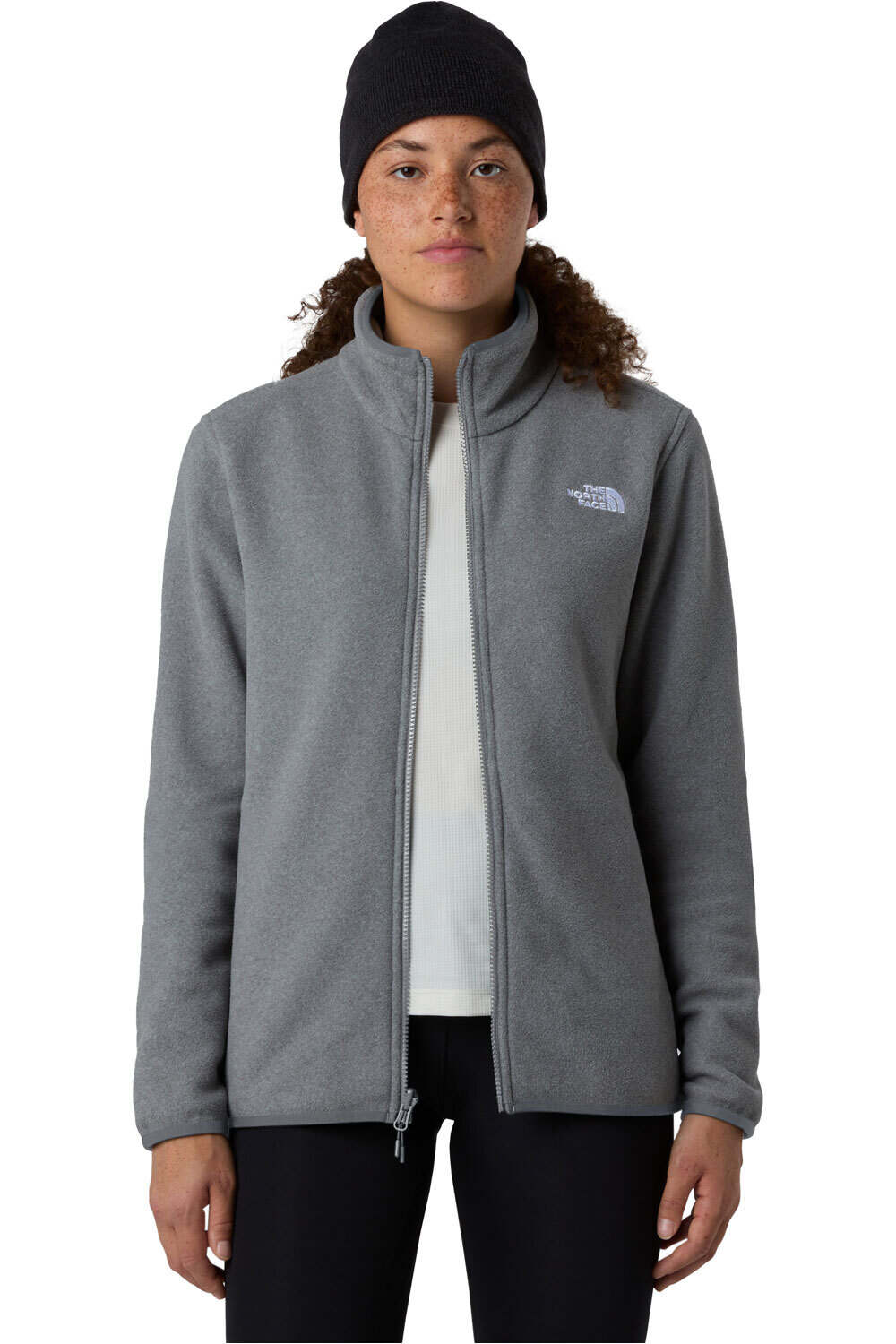 The North Face forro polar mujer W GLACIER FLEECE JACKET vista detalle