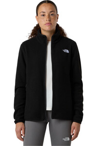 The North Face forro polar mujer W GLACIER FLEECE JACKET vista detalle