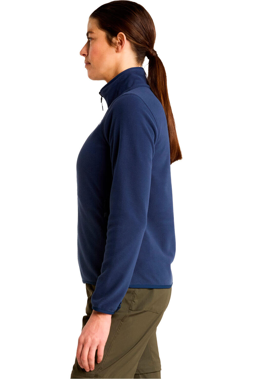 The North Face forro polar mujer W GLACIER FLEECE JACKET vista detalle