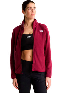 The North Face forro polar mujer W GLACIER FLEECE JACKET vista detalle