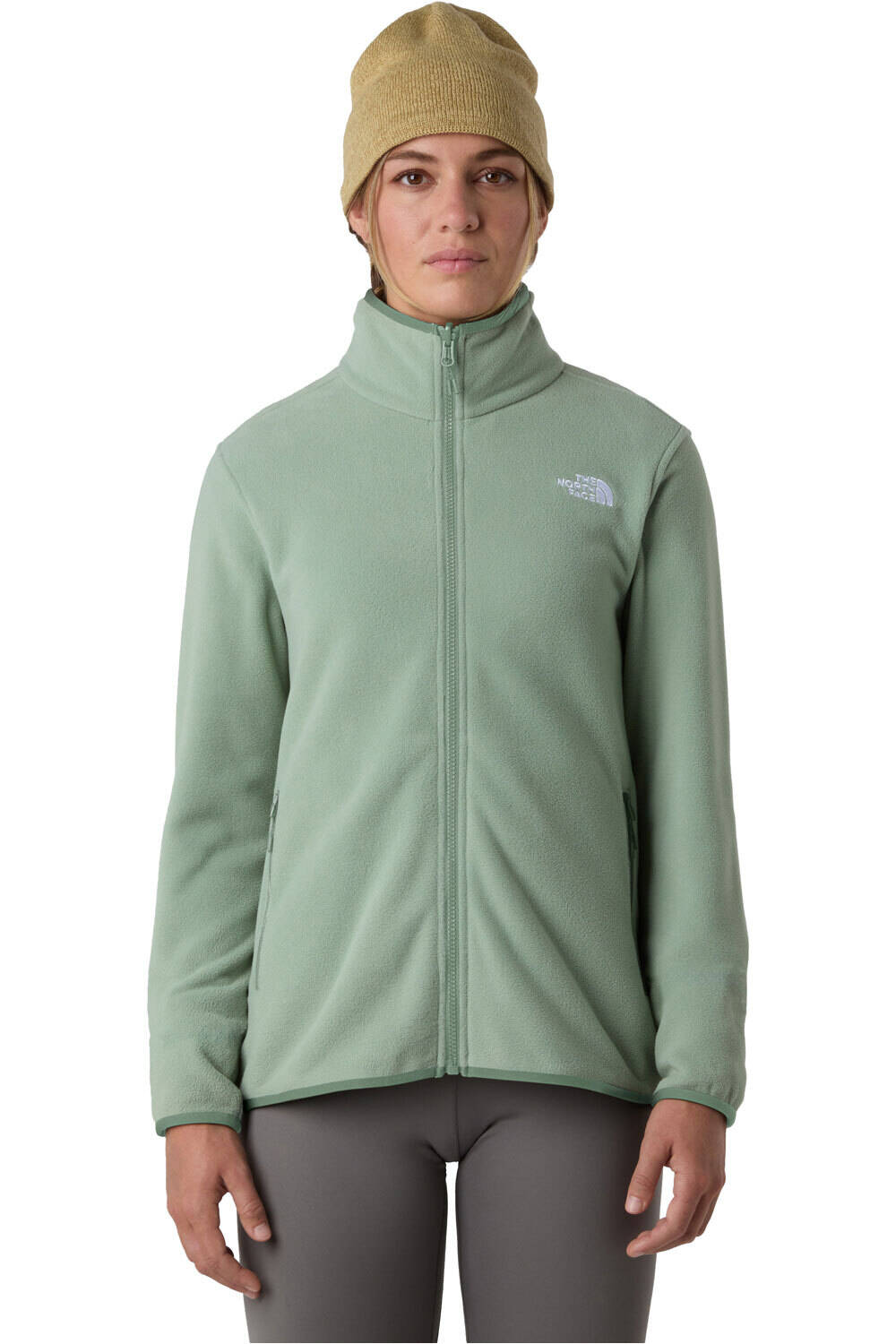 The North Face forro polar mujer W GLACIER FLEECE JACKET vista frontal