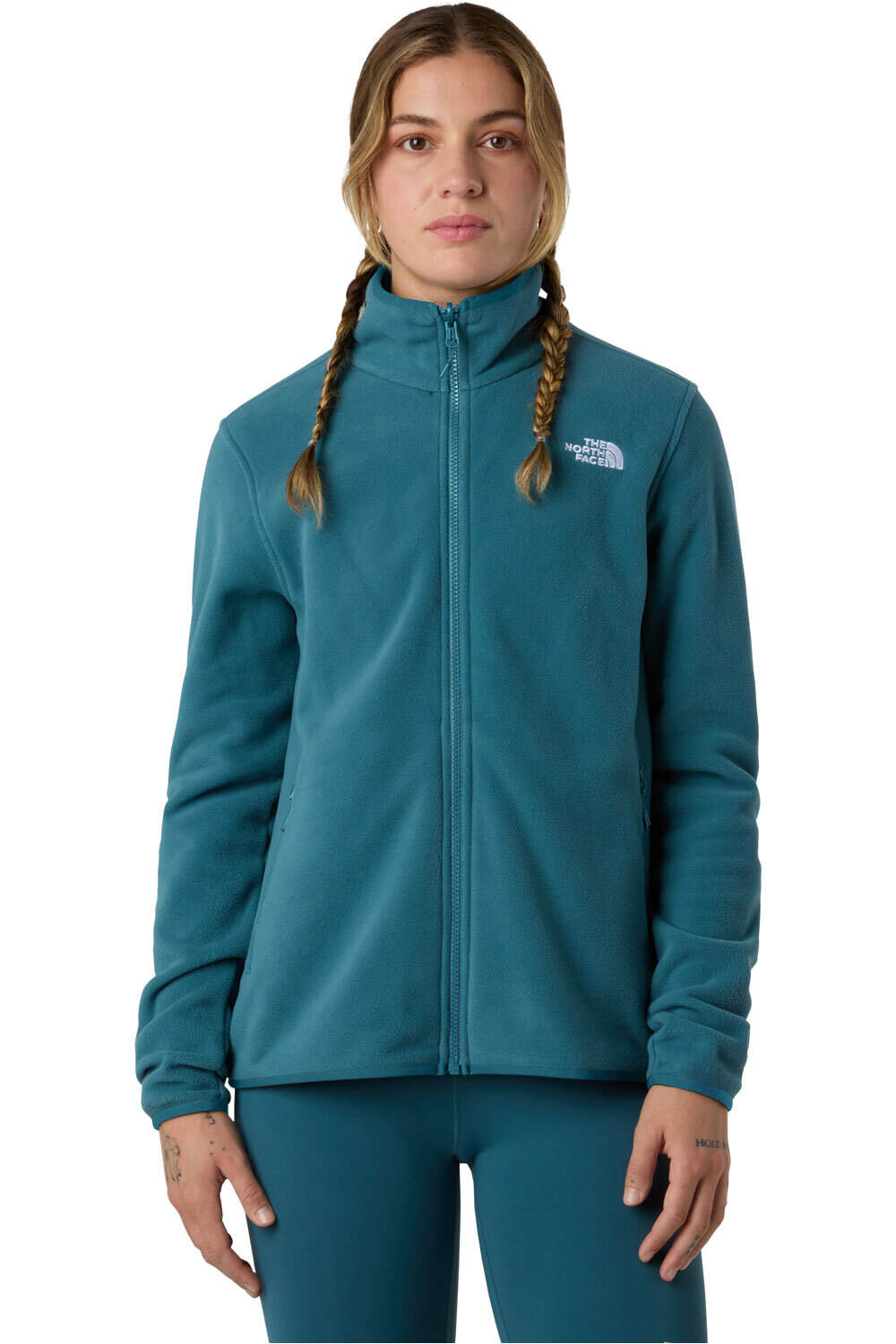 The North Face forro polar mujer W GLACIER FLEECE JACKET vista frontal