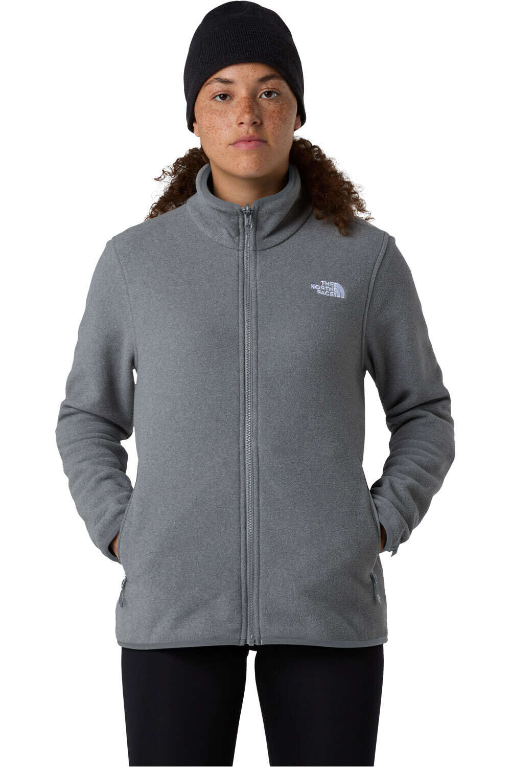 The North Face forro polar mujer W GLACIER FLEECE JACKET vista frontal