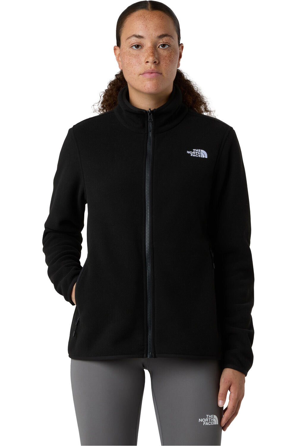 The North Face forro polar mujer W GLACIER FLEECE JACKET vista frontal