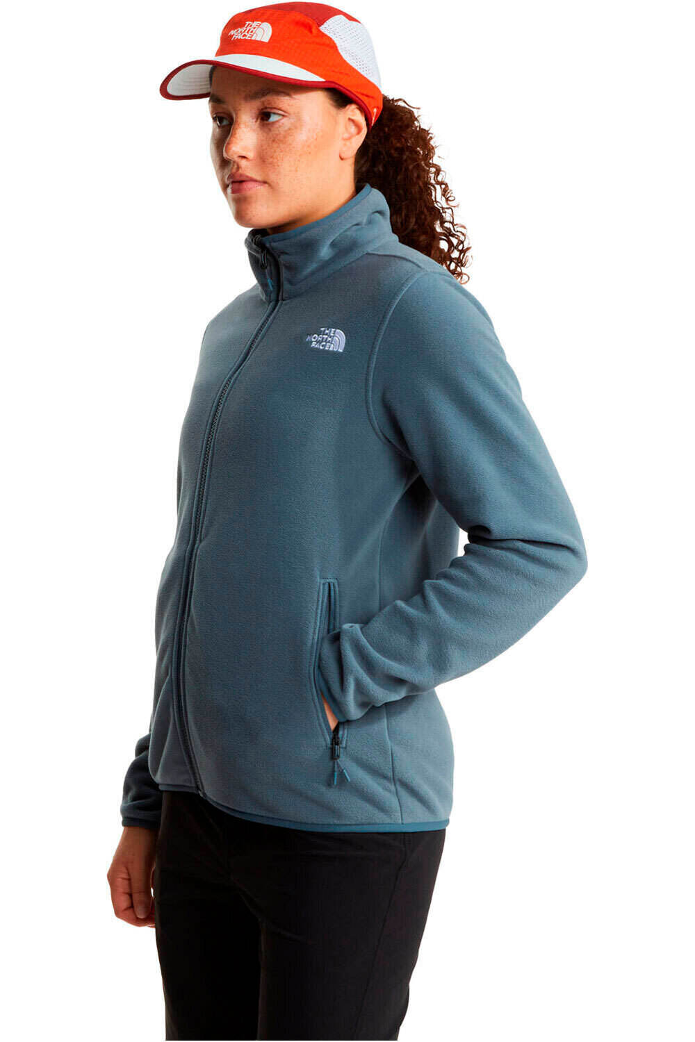 The North Face forro polar mujer W GLACIER FLEECE JACKET vista frontal