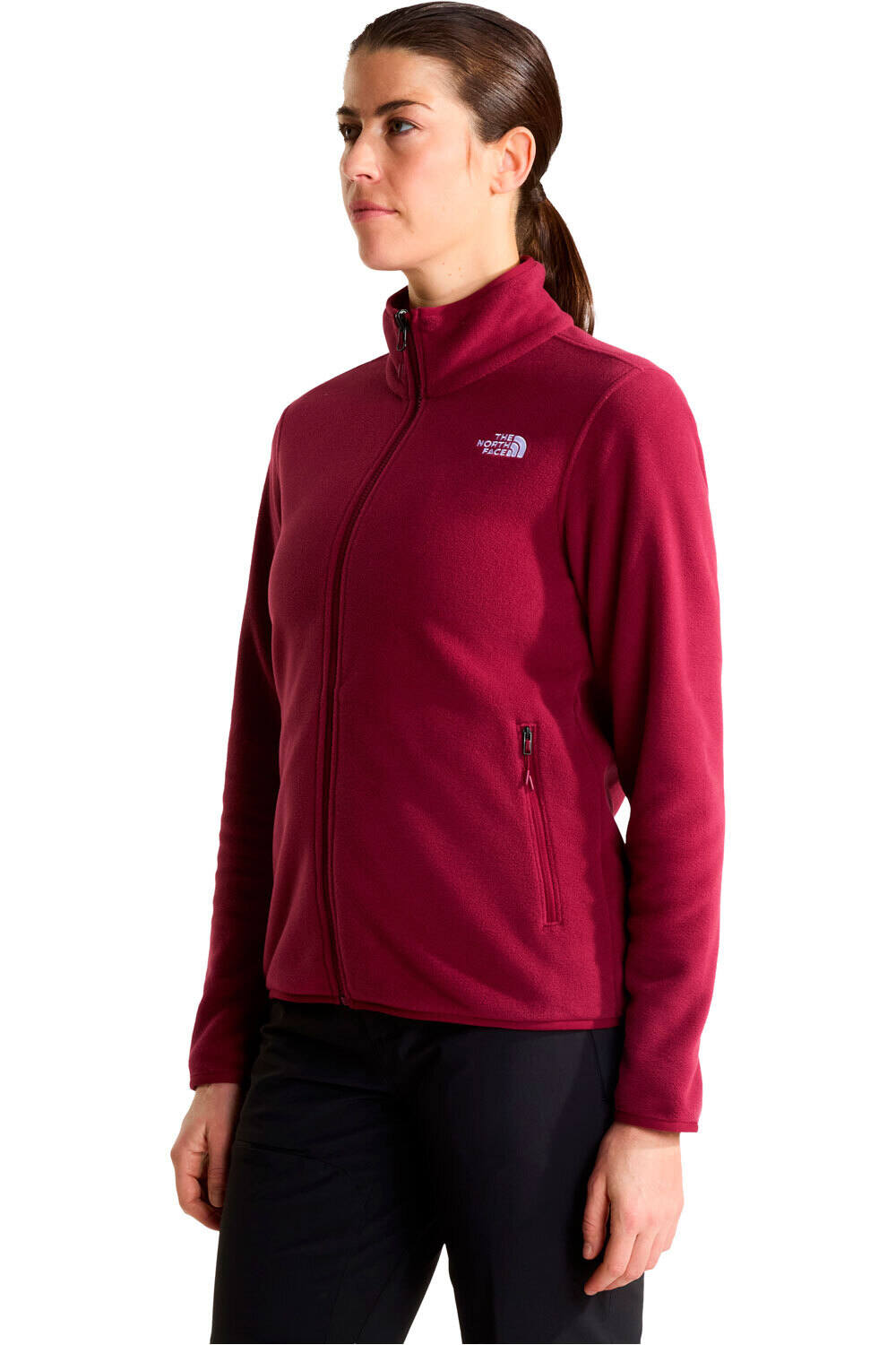 The North Face forro polar mujer W GLACIER FLEECE JACKET vista frontal