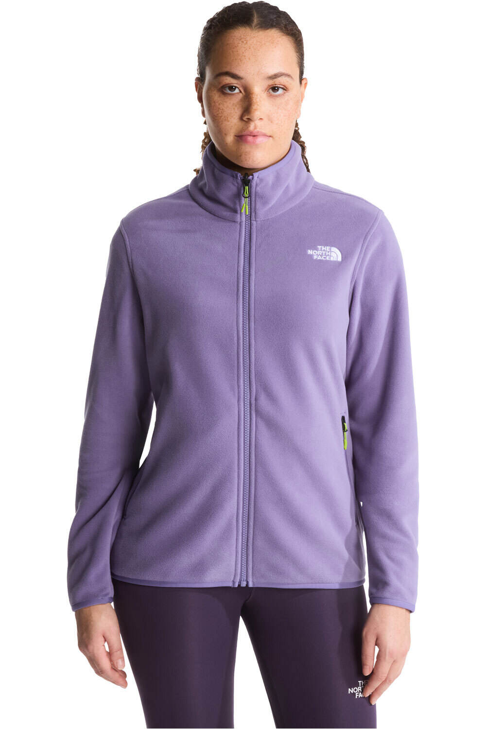 The North Face forro polar mujer W GLACIER FLEECE JACKET vista frontal