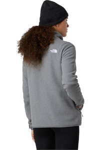 The North Face forro polar mujer W GLACIER FLEECE JACKET vista trasera