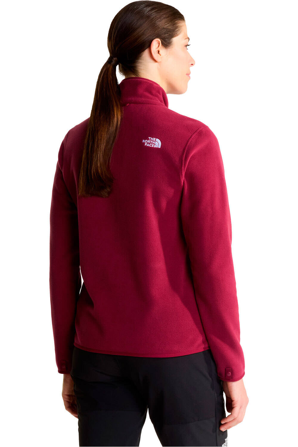 The North Face forro polar mujer W GLACIER FLEECE JACKET vista trasera