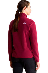 The North Face forro polar mujer W GLACIER FLEECE JACKET vista trasera