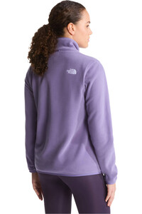 The North Face forro polar mujer W GLACIER FLEECE JACKET vista trasera