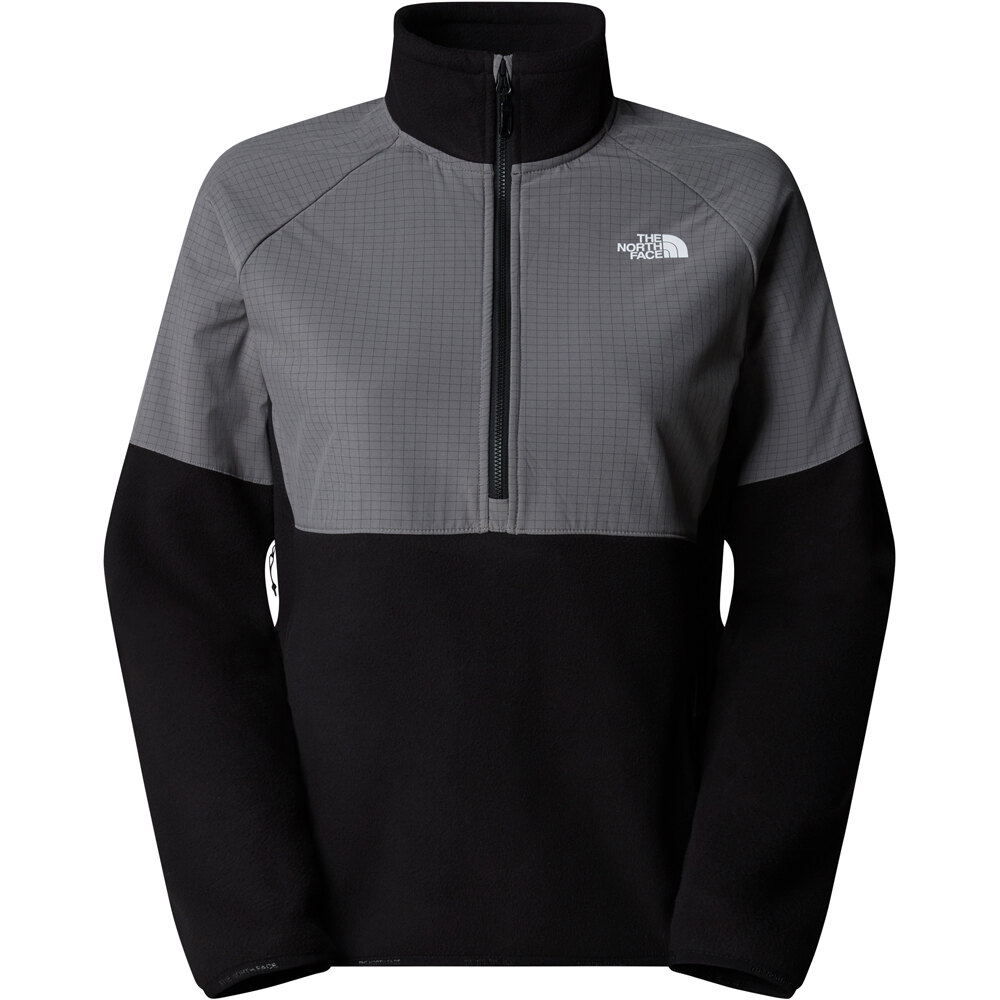 The North Face forro polar mujer W GLACIER HEAVYWEIGHT 1/2 ZIP JACKET vista detalle